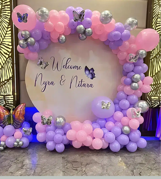 welcome baby ring decoration