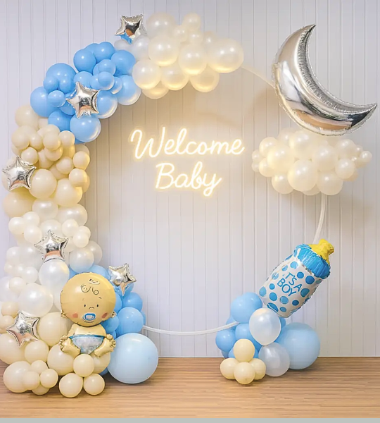 welcome baby ring decoration