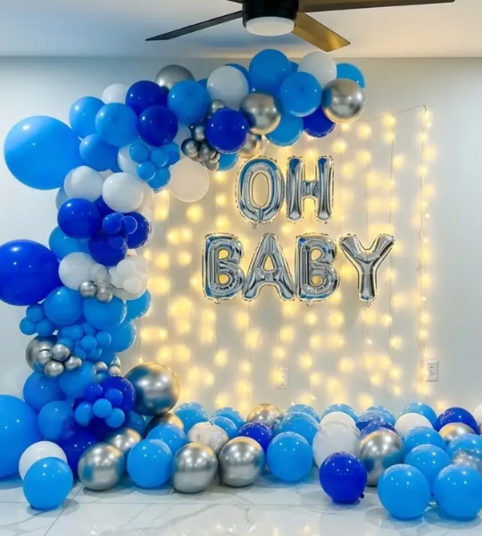 Oh BABY BOY WELCOME DECORATION AT HOME
