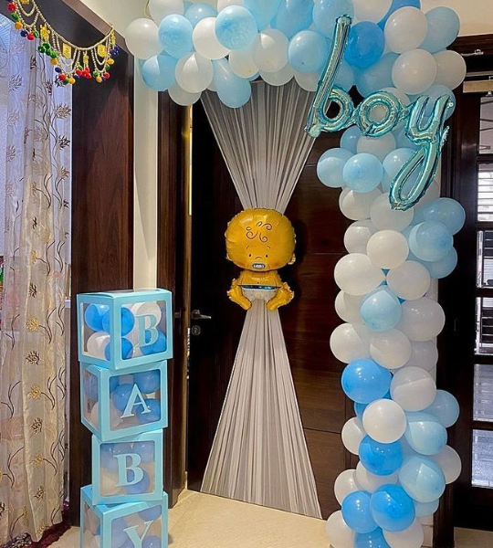 welcome baby entrance balloon decoration