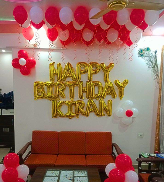 birthday decor at home