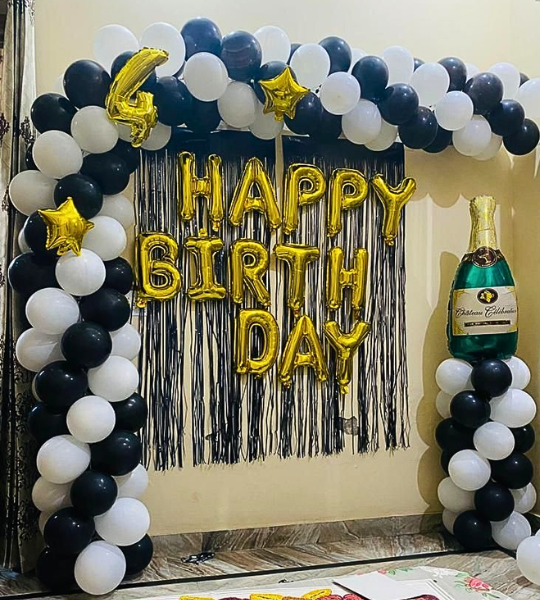 Birthday arch all decoration