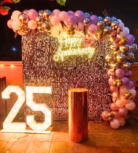 sequence Anniversary decor