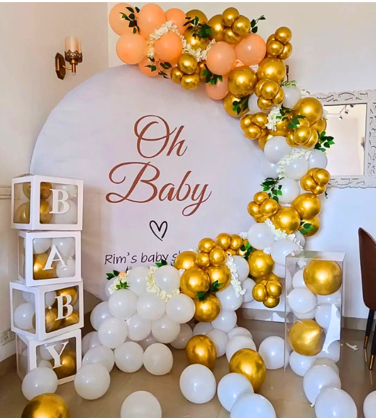 Oh Baby ring background decoration