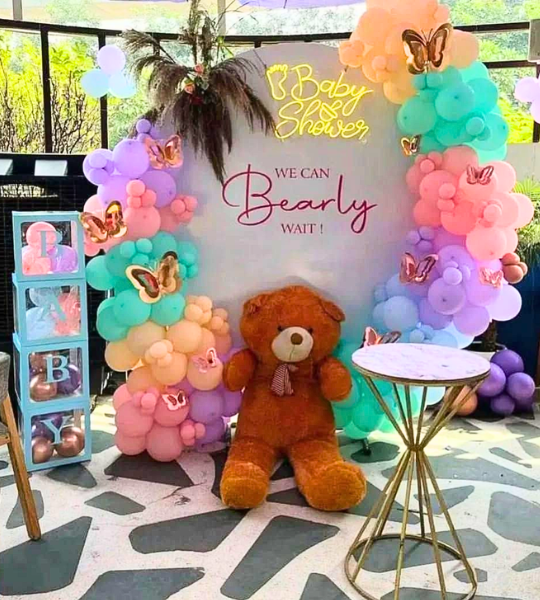baby shower teddy theme decor