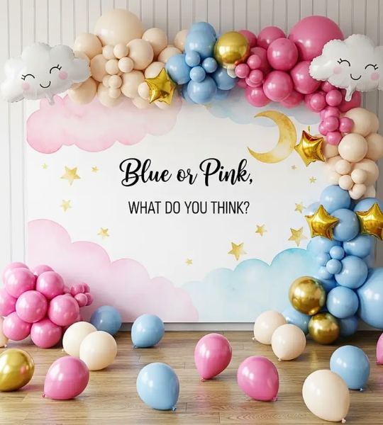 baby shower backdrop