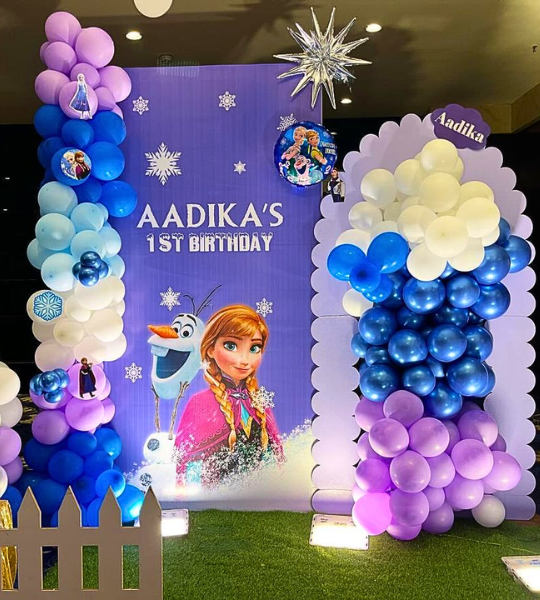 frozen theme decoration