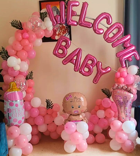 welcome baby ring decoration