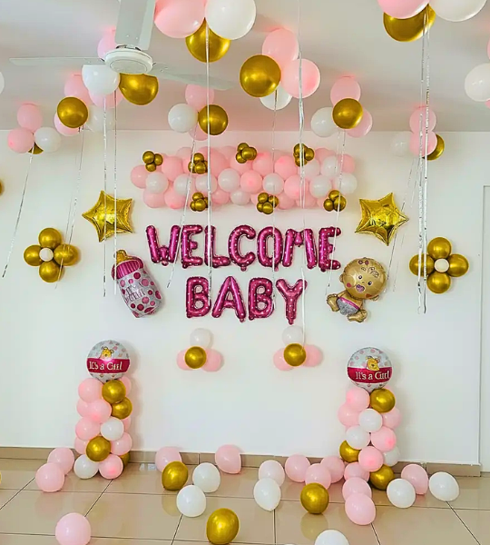 welcome baby boy wall decoration