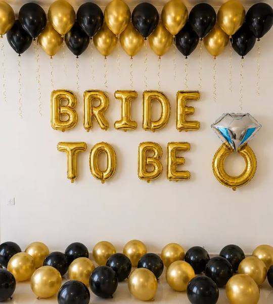elegant bride to be decor at home