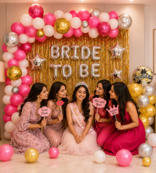 Bride to be decor at home celebration