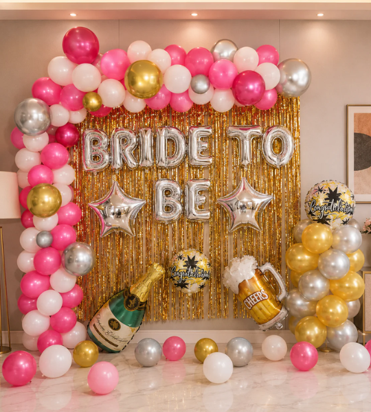 trendy bride to be decoration