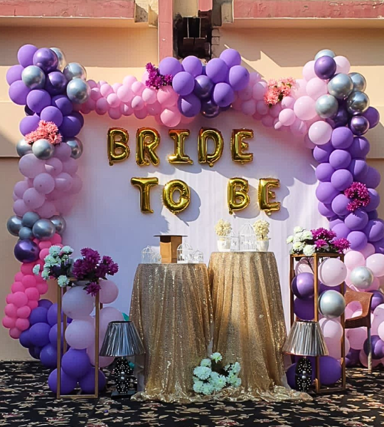 Bride to be outdoor decoration