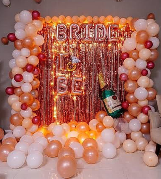 bride to be lights decor