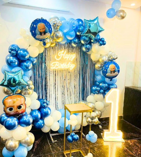 Boss baby theme ring decoration
