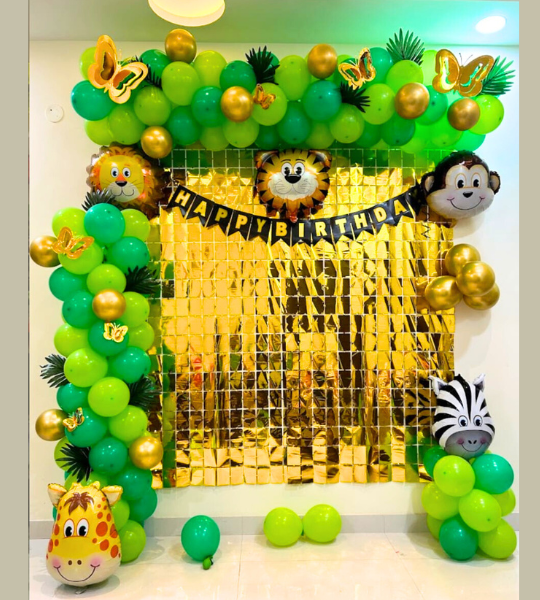 jungle theme arch decor